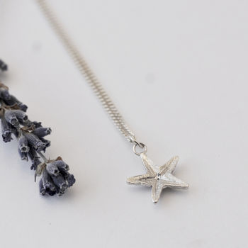 Starfish Necklace In Sterling Silver, 3 of 12