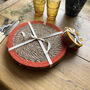 Respiin Set Of Six Seagrass And Jute Coasters Brights, thumbnail 9 of 11