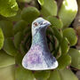 Inky Pigeon Eco Wooden Pin Brooch, thumbnail 7 of 8