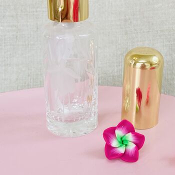 Vintage Stuart Crystal Cut Glass Atomiser Perfume Bottle ~ 37, 5 of 8