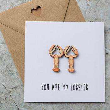 My Lobster Mate Greetings Card, 4 of 7