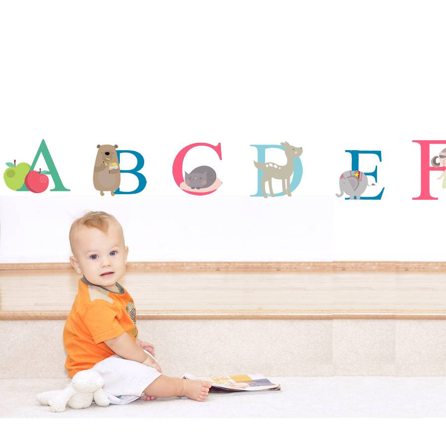 Bright Alphabet Wall Stickers, 1 of 2
