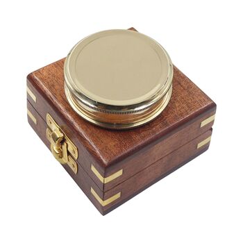 Personalised Brass 23rd Birthday 100 Year Calendar Compass, 9 of 12