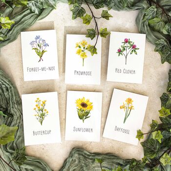 Wildflower Floral Table Name Card, 3 of 9