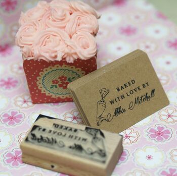 Bakers Personalised Rubber Stamp, 4 of 4