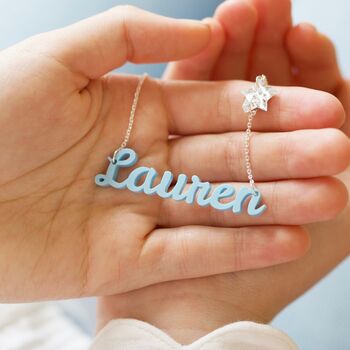 Acrylic Name Necklace, 3 of 10