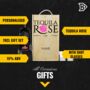 Personalised Tequila Rose Strawberry Liqueur Gift Set With Shot Glasses 70cl, thumbnail 2 of 5