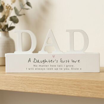 Dad Gifts Daughter's First Love Dad Ornament, 5 of 9
