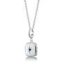 Star Locket Necklace With Blue Stone, Silver Or Gold, thumbnail 4 of 9