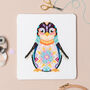 Mandala Penguin Cross Stitch Kit, thumbnail 2 of 5