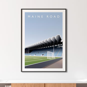 Manchester City Maine Road Main Stand Poster, 3 of 8