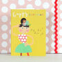 Mini Glittery Strictly Come Dancing Birthday Card, thumbnail 1 of 4