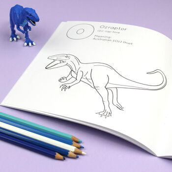 Abc Dinosaur Colouring Book, 5 of 8