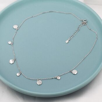 Dainty Disk Choker Necklace, 6 of 11