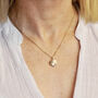 Maple Leaf Necklace In 9ct Gold, thumbnail 4 of 10