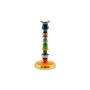 Multicolour Rings Aluminium Candlestick Holder, thumbnail 2 of 3