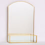 Antique Gold Jewellery Table Mirror, thumbnail 3 of 3