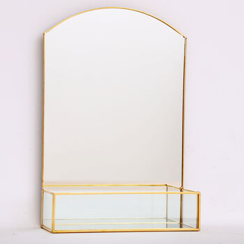 Antique Gold Jewellery Table Mirror, 3 of 3