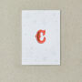 Letter C Alphabet Iron On Patch, thumbnail 3 of 4