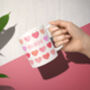 Red Love Heart Personalised Mug Premium Quality, thumbnail 4 of 6