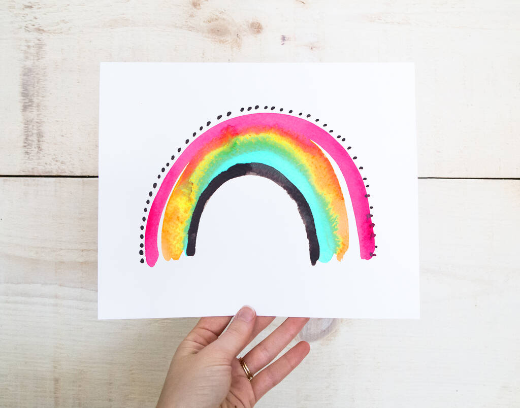 Rainbow Print By Suzielou Textiles 