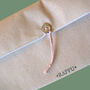 Reusable Organic Cotton Eco Envelope Tall, thumbnail 5 of 5