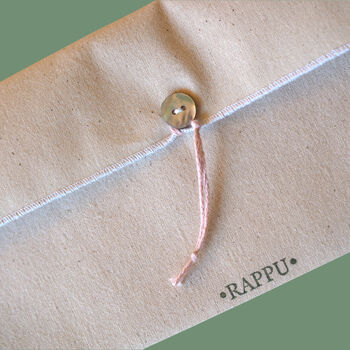 Reusable Organic Cotton Eco Envelope Tall, 5 of 5