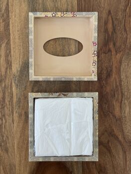 Magnetic Closure Tissue Box With Cover, 7 of 9