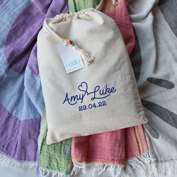 Personalised Valentines Gift Throw Towel For Her, 5 of 10