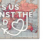 'Us Against The World' Personalised Map Print, thumbnail 3 of 3