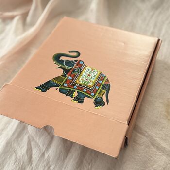 Elephant Print Stationery Gift Set, Keepsake Box, 7 of 10
