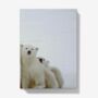 A5 Hardback Notebook Featuring A Polar Bear Family, thumbnail 1 of 4