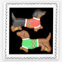 Hand Iced Christmas Sausage Letterbox Biscuits, thumbnail 1 of 2