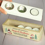 Personalised Christmas Gonk Triple Tea Light Box, thumbnail 2 of 5