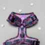 Candy Floral Adjustable Padded Dog Harness, thumbnail 6 of 10