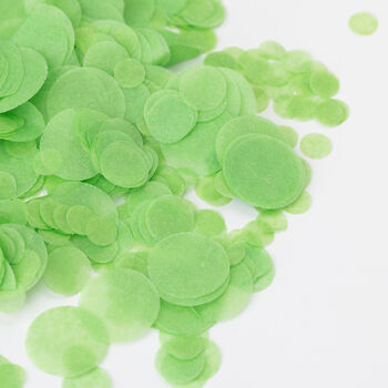Green Wedding Confetti | Biodegradable Paper Confetti, 3 of 5