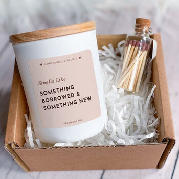 Something Borrowed Wedding Candle Gift, 2 of 6