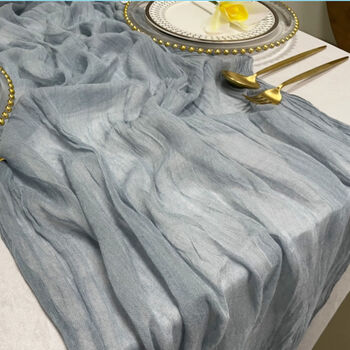Gauze Table Runner Event Decoration, 3 of 12