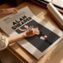 Alan Shearer Newcastle Football Poster, thumbnail 4 of 6