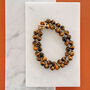 Mens Double Wrapped Tigers Bracelet, thumbnail 1 of 2