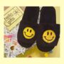 Happy Face Slippers Black, thumbnail 6 of 8