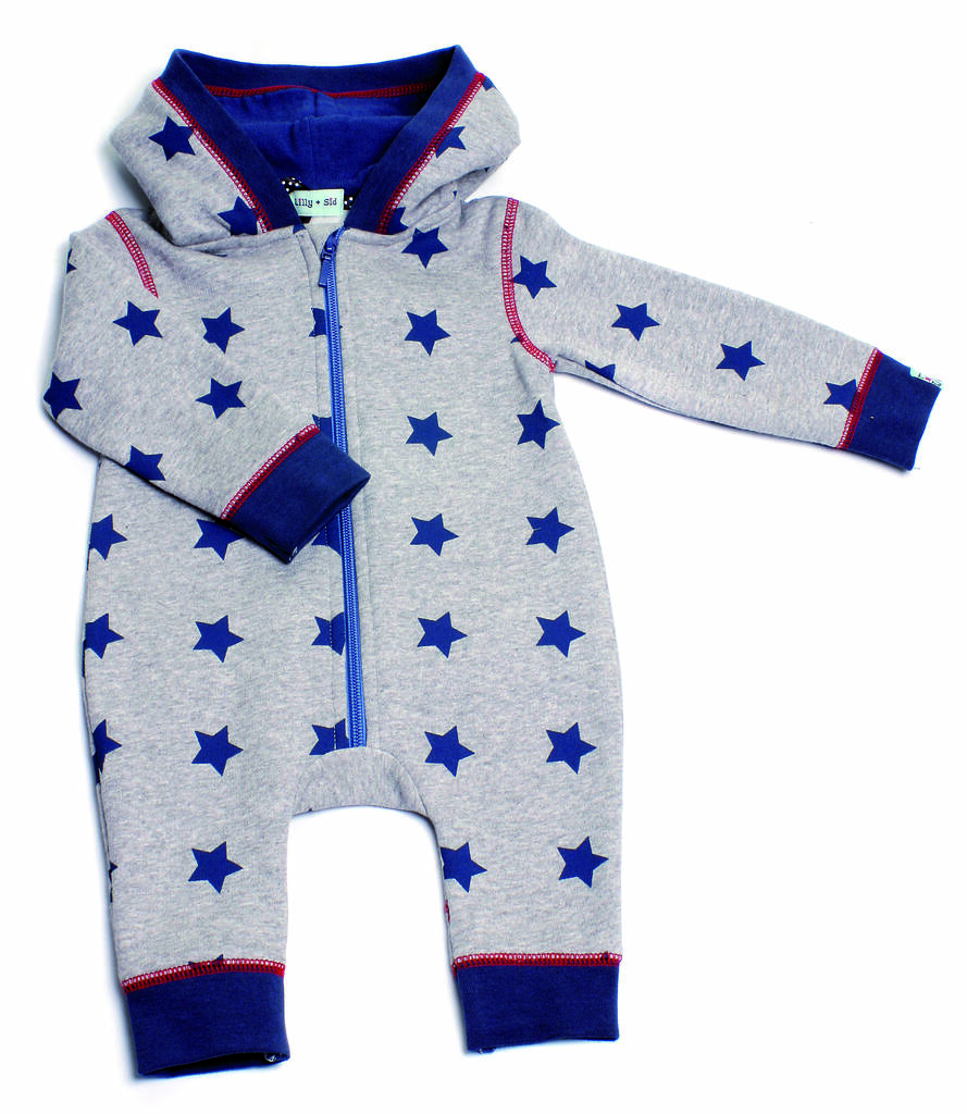 Baby's Hooded All In One Baby Pram Suit By Award Winning Lilly + Sid ...
