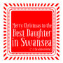Personalised Best Daughter Christmas Card, thumbnail 3 of 3