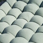 Olive Green Padded Garden Mattress Cushion, thumbnail 3 of 5