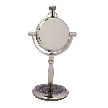 Personalised 18th Anniversary Silver Colour Desk Clock, 6 of 12