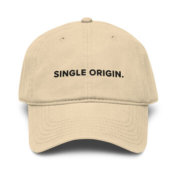 Gustatory Single Origin. Cotton Embroidered Cap, 9 of 12