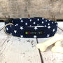 Midnight Star Navy Dog Collar, thumbnail 1 of 4