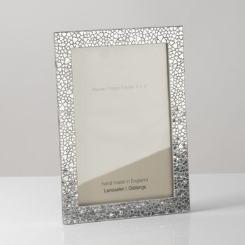 Mosaic Cast Pewter Photo Frame, 5 of 6
