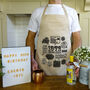 'Events Of 1972' 50th Birthday Gift Apron, thumbnail 4 of 7