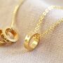 Personalised Gold Sterling Silver Bead Necklace, thumbnail 4 of 11
